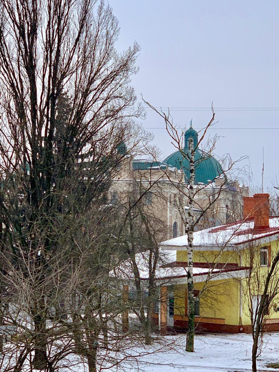 Apartment Privokzalnaya Square İvano-Frankivsk Dış mekan fotoğraf